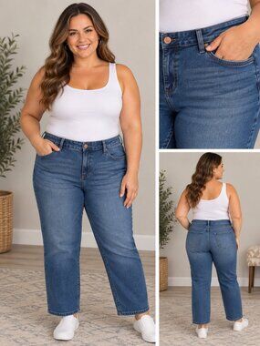 LC Lauren Conrad Indigo Stretch Classic Skinny Jeans Size 18W